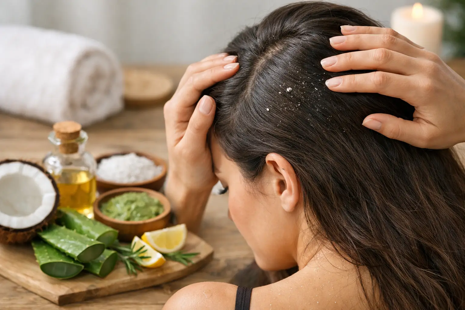How to Treat Scalp Dandruff Naturally